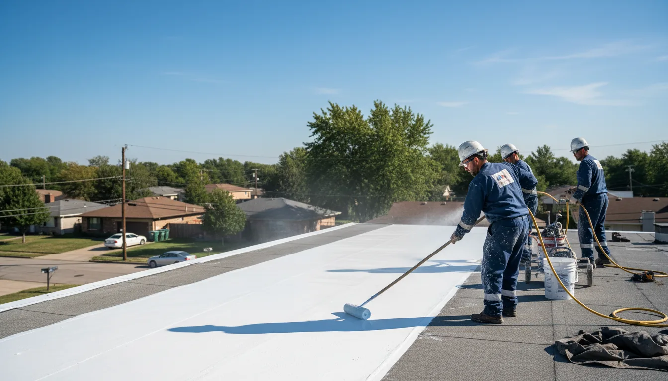 Commercial roof coating in Byron, MN near me